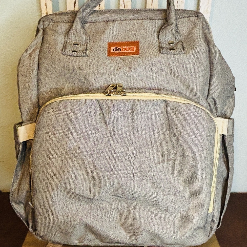 Debug 30L Dual Baby‎ Diaper Bag Backpack - Gray